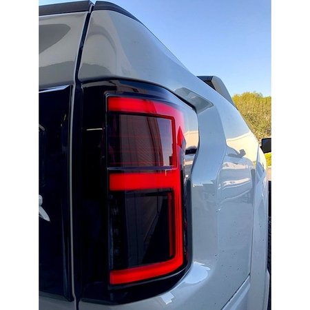 Recon 15-17 F150/17-19 RAPTOR LED TAILLIGHTS-SMOKED LENS DRIVER/PASSENGER 264268LEDBK